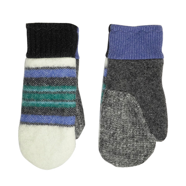 Blue / Green / Black / White With Wool Cuffs