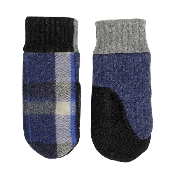 Blue / Gray / Black With Wool Cuff