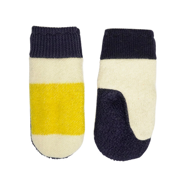 Hudson Bay Wool Yellow / Cream / Navy With Wool Cuffs